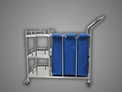 -163 Linen Change Trolley