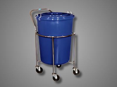 -165 Soiled Linen Trolley (Plastic Bucket)